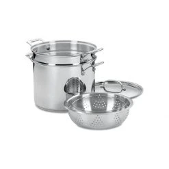 Cuisinart Chef's Classic Stainless Steel 12-Quart Pasta/Steamer 4-Piece Set