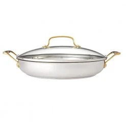Cuisinart Shop 29 Cuisinart Mineral Stainless Steel Everyday Pan With Cover | 12"
