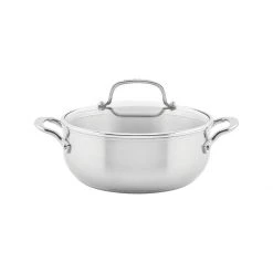 KitchenAid Non-Electrics KitchenAid 4 Qt. Stainless Steel 3-Ply Casserole Dish/Pan With Lid