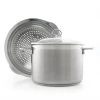 Chantal Induction 21 Stock Pot With Pasta/Steamer Insert + Glass Lid | 8 Qt. -Cuisinart Shop 8qtstock1