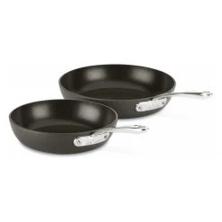All-Clad Essentials Nonstick Hard Anodized Fry Pan Set | 2-Piece