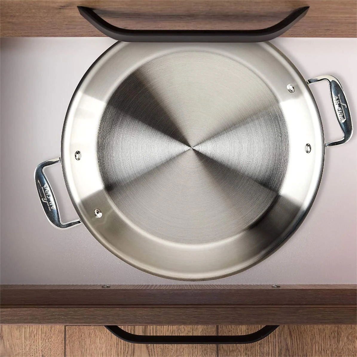 All-Clad D3 Stainless 3-Quart Universal Pan With Lid 4 All-Clad D3 Stainless 3-Quart Universal Pan With Lid - Image 2