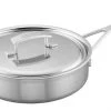 Demeyere Industry 3 Quart 5-Ply Stainless Steel Saute Pan -Cuisinart Shop demeyere 48424a 48524