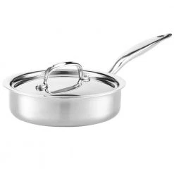 Heritage Steel Cookware Stainless Steel Sauté Pan With Lid | 1.5 Qt.