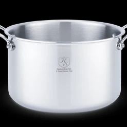 Heritage Steel Cookware Stainless Steel Stock Pot With Cover | 5 Qt. 8 Heritage Steel Cookware Stainless Steel Stock Pot With Cover | 5 Qt. -Cuisinart Shop hsc 14405 hammer stahl 5 qt stock pot with cover