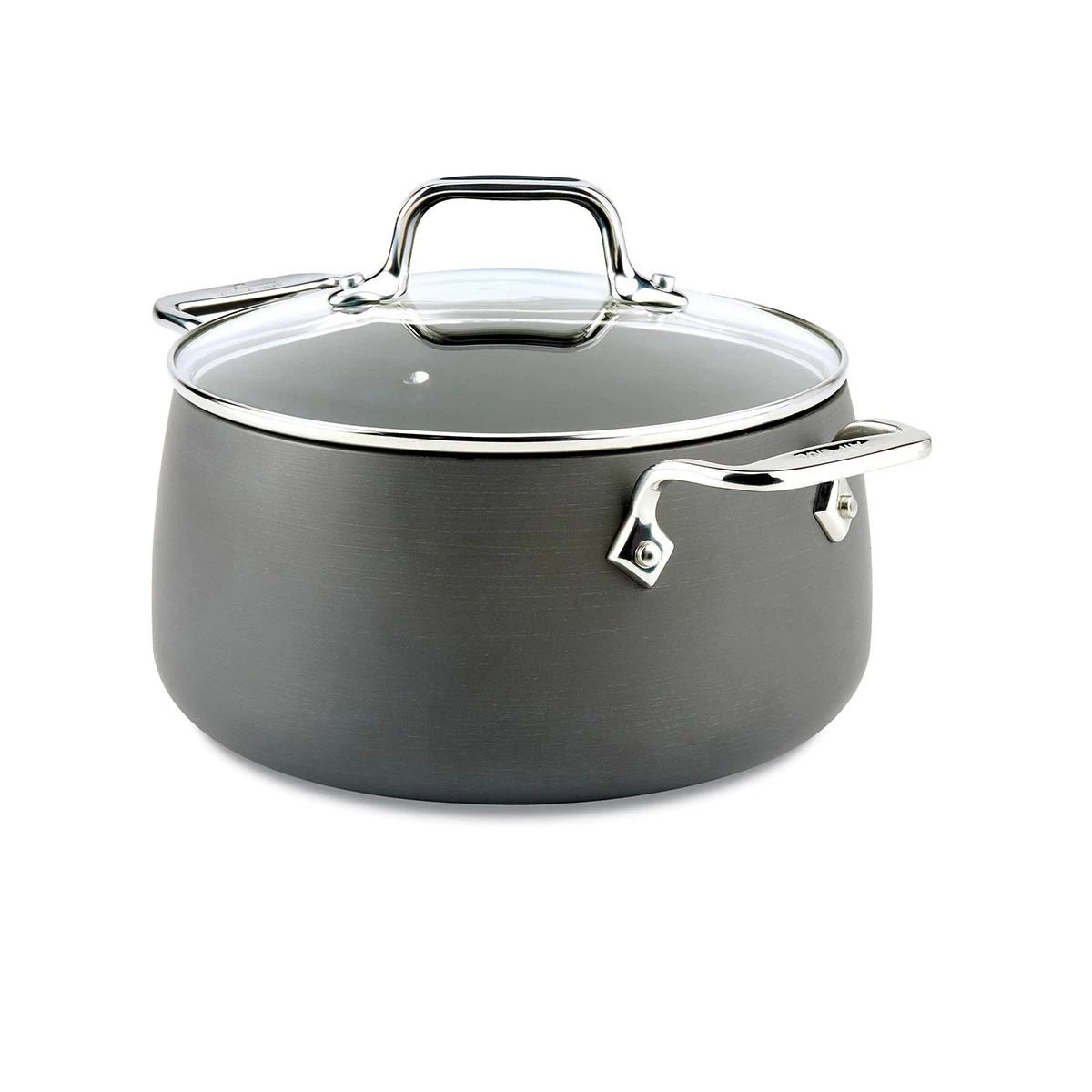 All-Clad HA1 Hard Anodized Nonstick Soup Pot & Lid | 4 Qt. 3 All-Clad HA1 Hard Anodized Nonstick Soup Pot & Lid | 4 Qt.