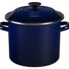 Le Creuset 8 Qt. Stock Pot | Indigo Blue -Cuisinart Shop le creuset 8 quart stockpot indigo 1