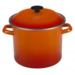 Le Creuset 8 Qt. Stock Pot | Flame Orange