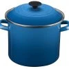 Le Creuset 8 Qt. Stock Pot | Marseille Blue 2 Le Creuset 8 Qt. Stock Pot | Marseille Blue -Cuisinart Shop le creuset 8 quart stockpot marseille blue n5100 2259