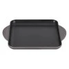 Le Creuset 9.5" Square Signature Enameled Cast Iron Griddle Pan | Oyster Grey -Cuisinart Shop oystergriddle1