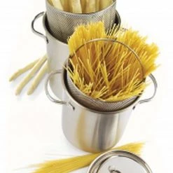 Demeyere RESTO Asparagus Steamer & Pasta Pot - 3 PC Set - 4.8 Qt. -Cuisinart Shop resto asparagus pasta cooker 8016