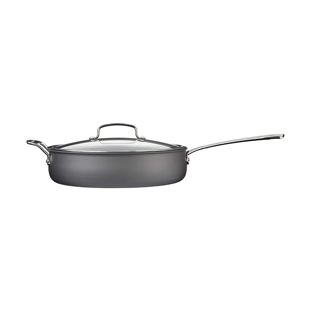 Cuisinart Contour Hard Anodized Saute Pan With Helper Handle & Cover | 5 Qt. 4 Cuisinart Contour Hard Anodized Saute Pan With Helper Handle & Cover | 5 Qt. - Image 2