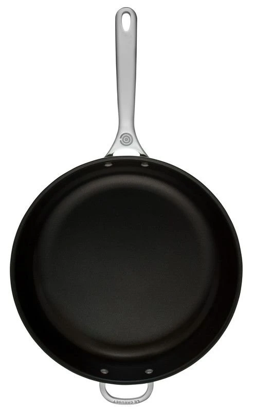 Le Creuset 12.5" Nonstick Deep Fry Pan | Stainless Steel 5 Le Creuset 12.5" Nonstick Deep Fry Pan | Stainless Steel - Image 3