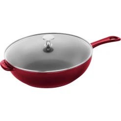 Staub 2.9 Qt Cast Iron Daily Pan | Grenadine