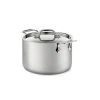 All-Clad D5 Brushed Stainless Steel Stockpot & Lid | 4 Qt. -Cuisinart Shop stockpot4 1