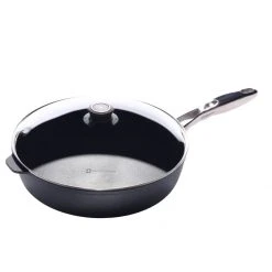 Swiss Diamond | HD Sauté Pan With Lid & Stainless Steel Handle - 12.5" (5.8 Qt.)